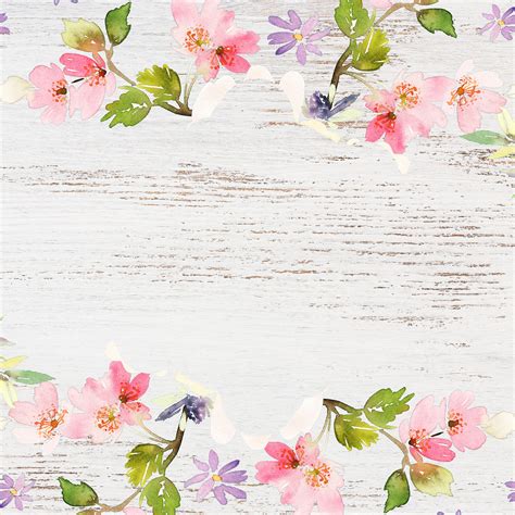 delightful distressed floral digital paper scrapbook images vintage floral background paper