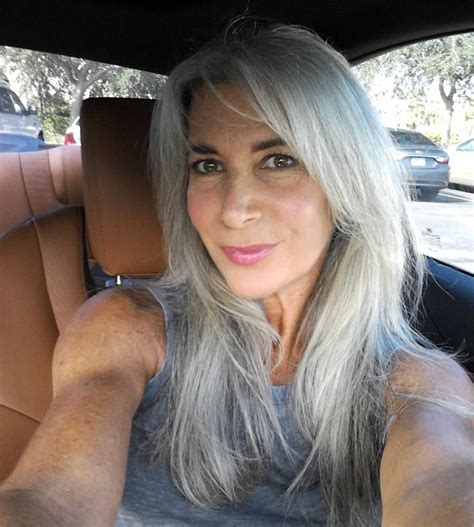 Styling The Gray Beautifully Long Gray Hair Silver White Hair