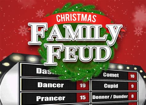 christmas family feud template