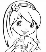 Coloring Pages Raspberry Torte Strawberry Shortcake Getcolorings Getdrawings sketch template