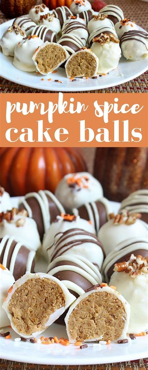 pumpkin spice cake balls recipe pumpkin spice cake balls pumpkin