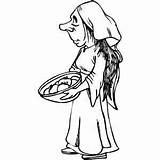 Poor Peasant Coloring Woman Clipart Medieval Pages Clip Servant Peasants Colouring Beggar Knights Cliparts Library Printablecolouringpages sketch template