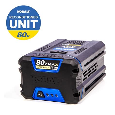 Kobalt 80 Volt Max 5 Ah Rechargeable Lithium Ion Li Ion Reconditioned