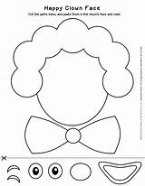 Carnival Worksheets Clown Printables Planerium Pages Coloring Craft Activities Cut Paste Masks Theme Kids Choose Crafts 2021 Worksheet Puzzle Board sketch template