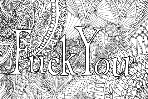 adult coloring book swear words adult humor coloring pages etsy