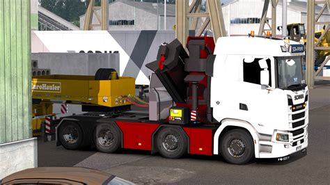 scania ng cranechassi  euro truck simulator  mod world