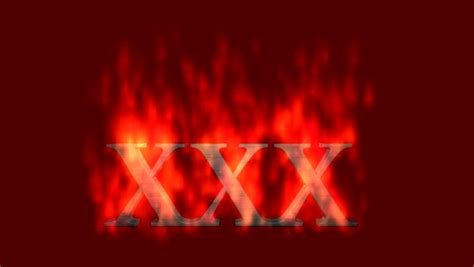 text animation of the word sex burning on fire 4k