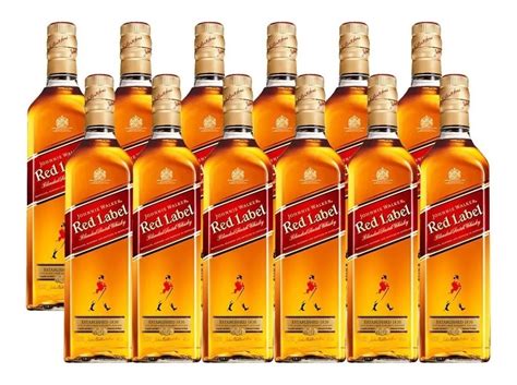 whisky johnnie walker red label litro  unidades parana presentes