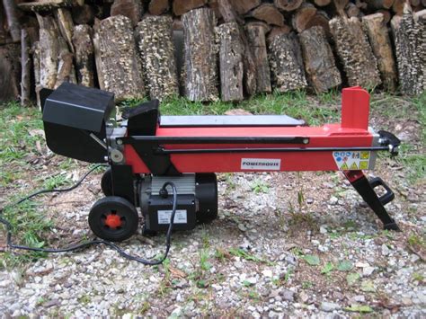 powerhouse  ton electric log splitter arrived yesterday hearthcom forums home