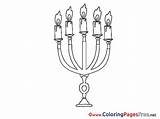 Chandelier Coloring Advent Kids Sheet Title sketch template