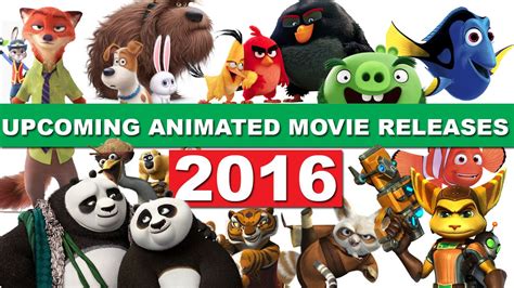 upcoming animated movie releases 2016 youtube