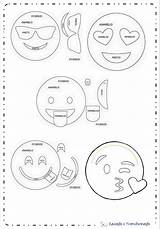 Emoji Imprimir Feltro Ponteira Atividades sketch template