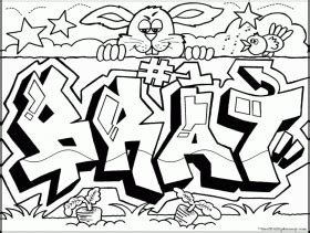 pics  cool graffiti coloring page king words coloring home