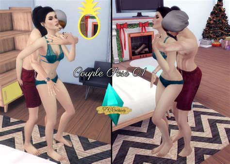 sexy couple posepack pk creations sims