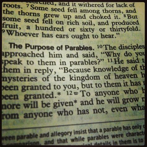 why jesus spoke in parables jared dees