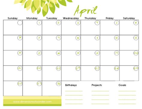 images   printable  monthly calendars printable