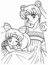 Coloring Pages Anime Moon Sailor Kawaii Print Chibi Kids Princess Sailormoon sketch template