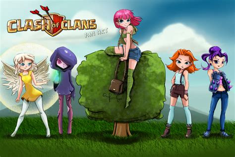 clash of clans on twitter teen clash ladies by ronny sanchez submit your fan art t