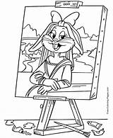 Coloring Bugs Bunny Pages Printable sketch template