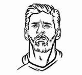 Messi Lionel Pages Coloring Neymar Coloringpagesonly sketch template