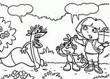 Coloring Swiper Pages Dora Boots Print Library Popular sketch template