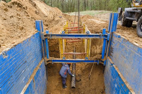 ss  trenching safely slope  shore  shield
