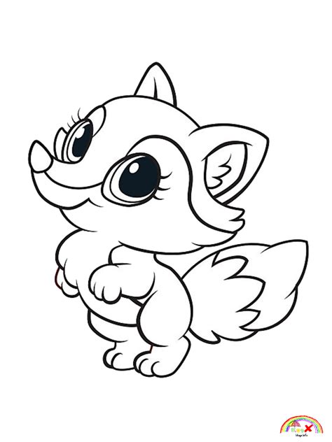 collection  cute baby fox coloring pages   fox
