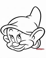 Dopey Dwarfs Seven Grumpy Disneyclips Clipartmag sketch template