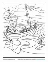 Coloring Paul Pages Apostle Shipwreck Shipwrecked Bible Storm School Sunday Barnabas Silas Crafts Missionary Kids Jesus Boat Craft Color Printable sketch template