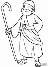 Moses Supercoloring sketch template
