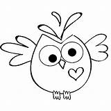 Coloring Owl Pages Digi Stamps Cute Sheets Drawing Printable Animal Kids Stamp Uil Easy sketch template