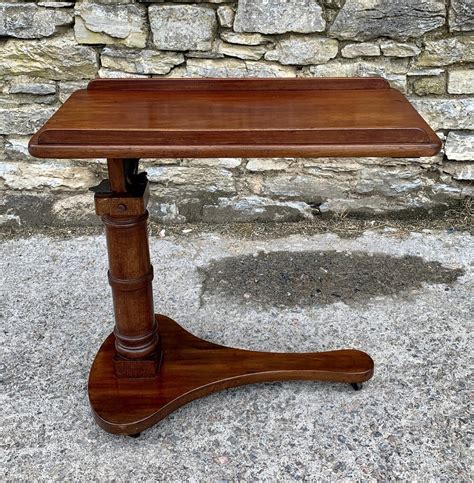 victorian mahogany adjustable reading table