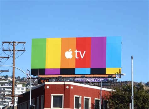 daily billboard apple tv billboards brightening las skyline advertising  movies tv