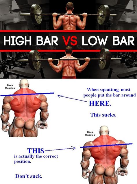 how to high bar vs low bar squats squat with bar squats getting