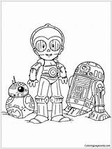Wars Coloring Star Pages Cute Droids Jedi Baby Last Robot Colouring Kids Color Yoda Print Printable Leia Princess Bestcoloringpagesforkids Youloveit sketch template