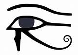 Horus Eye Coloring sketch template