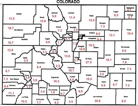 Pueblo Colorado Zip Code Map – Map Vector