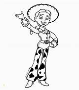 Coloring Toy Story Jessie Pages Getcolorings Divyajanani sketch template