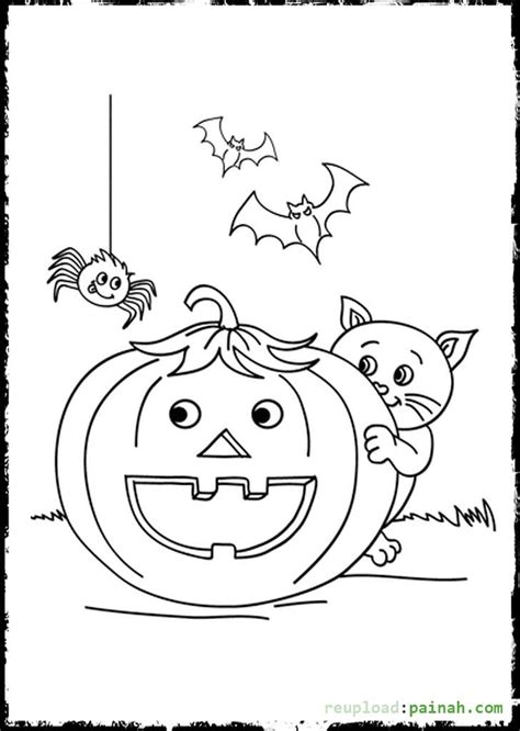 halloween spider coloring page coloring home