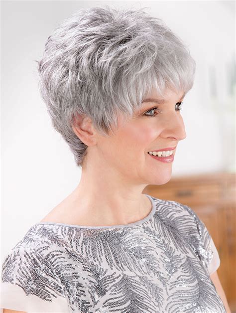 short straight fashion lace front grey wigs