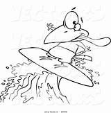 Surfer Toonaday sketch template