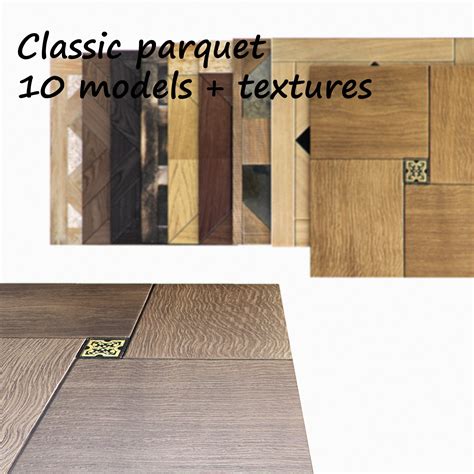modular flooring classic  model cgtrader