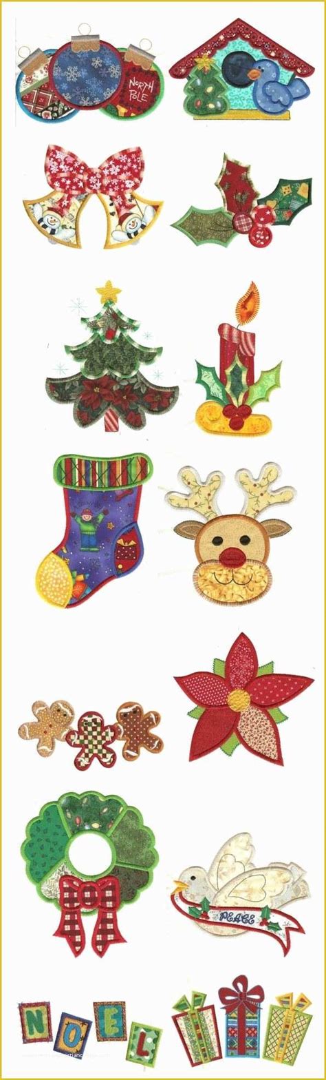 christmas applique templates   ideas  machine