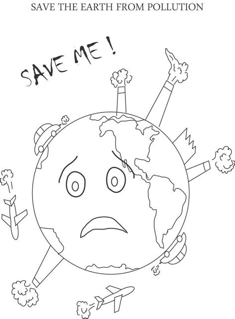 pollution coloring pages reneaxsimpson