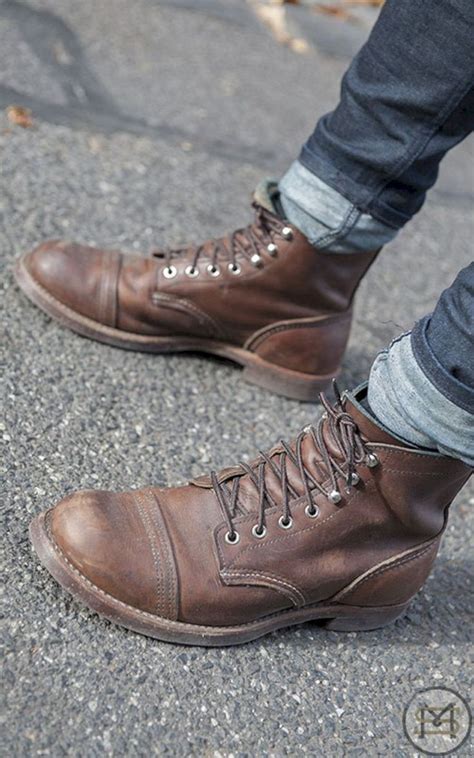 bestvintage  rugged mens boots style   style hipster