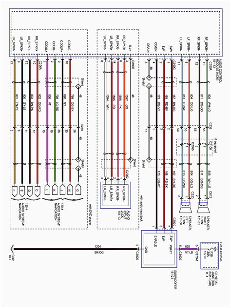 ford  radio wiring diagram  wiring diagram sample