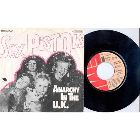 anarchy in the uk german 1976 original 2 trk 7 single unique full band ps by sex pistols