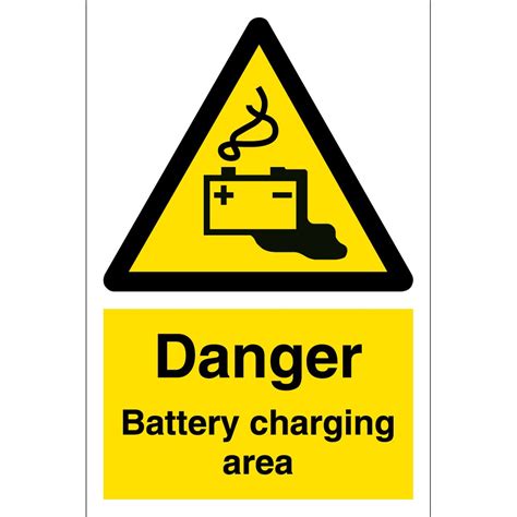 battery charging area signs  key signs uk