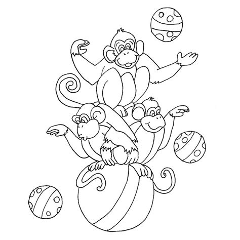 circus animals  animals  printable coloring pages