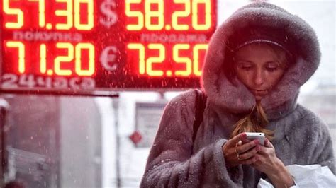 Russian Rouble In Free Fall Despite Shock 17 Rate Rise Bbc News